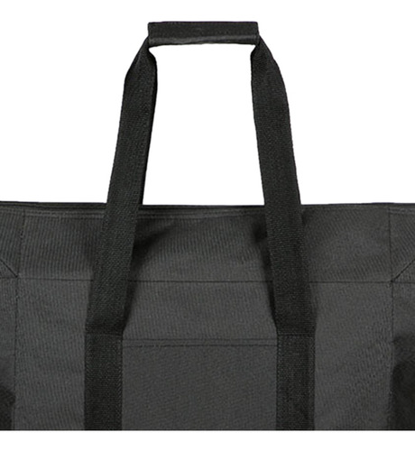 A Bolso Del Refrigerador Del Diseño Plegable Negro L
