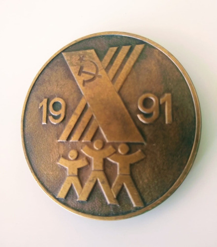 Antigua Medalla Urss Juegos Olímpicos De Invierno (Usado)