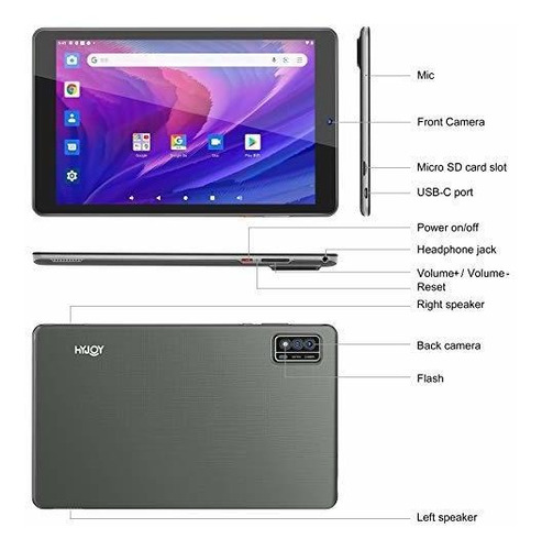 Imagen 7 de 7 de Tablets Tableta De 9 Pulgadas, Tabletas Con Android 10.0, Pa
