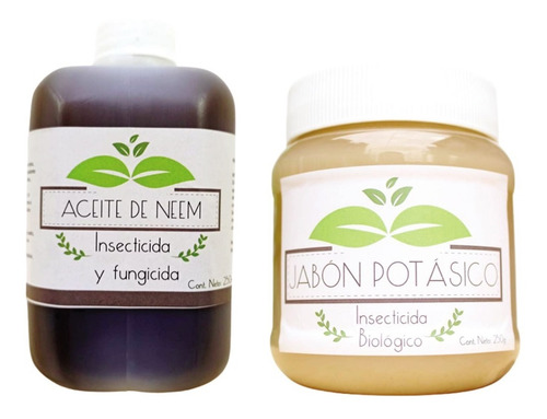 Jabon Potasico - Aceite De Neem - Insecticida - Fungicida