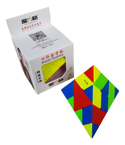 Pyraminx 4x4 Master Cubo Rubik Qiyi Piramide Stickerless