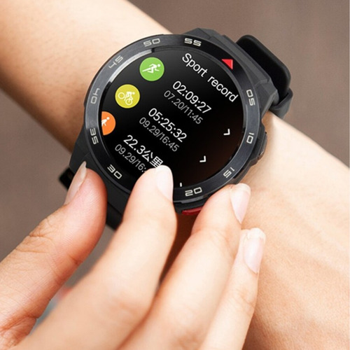 Reloj Inteligente Mibro Watch Gs Active 47mm 1,3'' Negro Diseño De La Malla Lisa