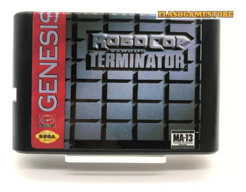 Mega Drive Jogo - Genesis - Robocop Terminator Paralelo