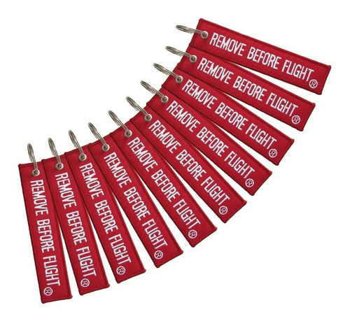 10 Llaveros  Remove Before Flight - Envío Gratis Combo