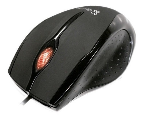 Mouse Óptico Ergonómico Klip Xtreme Ebony Usb 1600 Dpi