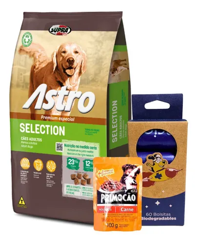 Alimento Astro Perro Adulto Selection 14 Kg + 3 Kg + Regalo