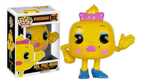 Funko Pop Games Pac-man Nuevo Vinilo 10cm - Ms. Pacman 