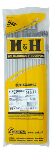 Electrodo 6013 M&h (indura) 4mm Soldadora Electrica Inverter