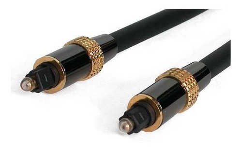 Cable 6m Toslink Optico Audio Digital Spdif Premium Negro