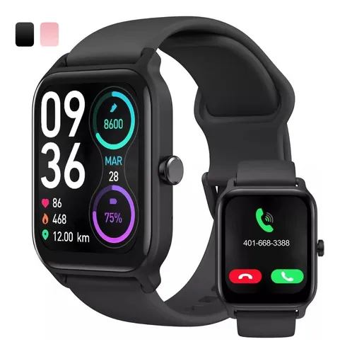 Smartwatch Mujer Hombre Reloj Inteligente Bt Llamadas Alexa