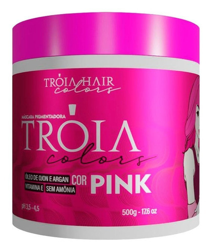  Ativador De Tons Tróia Hair Collor 500gr Cores Diversas Top Tom Pink