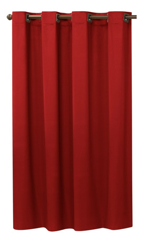 Cortina Pra Janela Pequena Cortina Blackout Pvc  1,40x1,60m Cor Vermelho