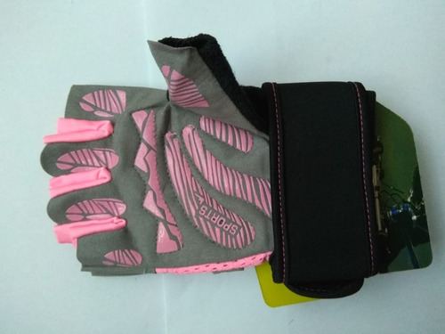 Imagen 5 de 10 de Guantes Deportivos De Entranamiento Mitón Gym Calidad Rosado
