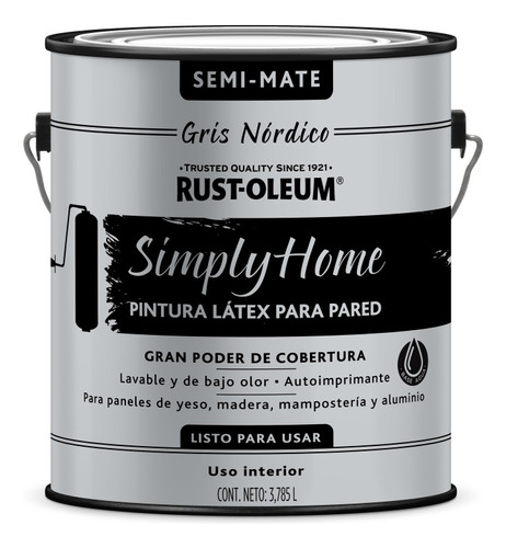 Pintura Latex Interior Simply Home Rust Oleum 3,875 Litros