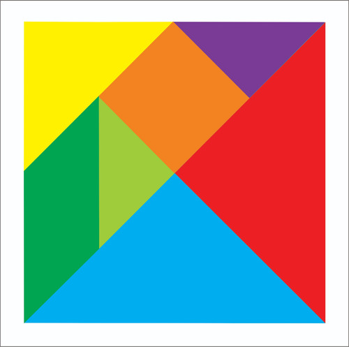 5 Tangram Imantado