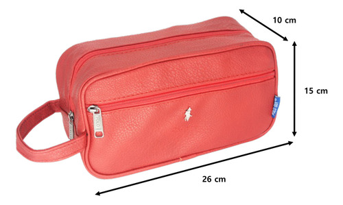 Sobaquera Neceser Para Caballero 004 / Polo Guy Color Rojo 33