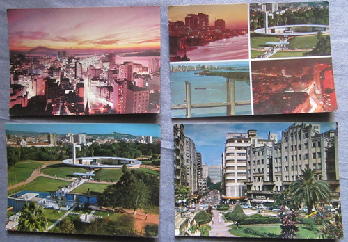 4 Postales De Porto Alegre Brasil