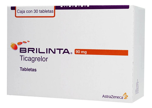 Brilinta Tableta 90 Mg, 30 Tabletas