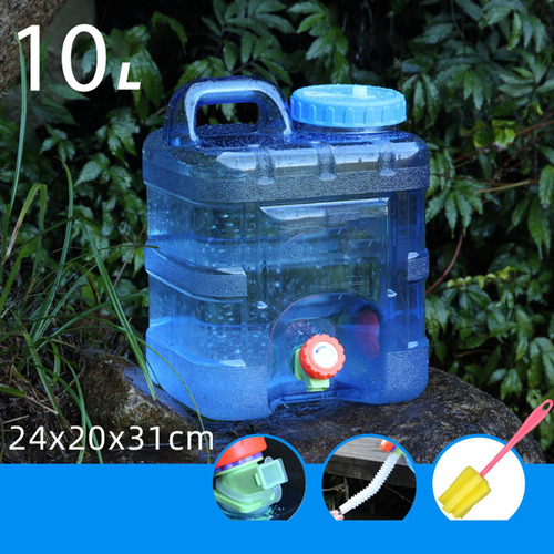 Contenedor De Agua Con Espita, Con Tapa De Manguera