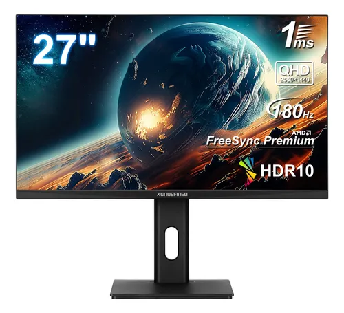 comprar Monitor Gamer Xundefined X27QH 27 Qhd 2k 180hz Bocina Base Lifting Color Negro