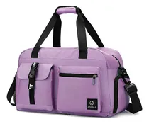 Comprar Bolsa Transversal Feminino Masculino Viagem Academia Fitness Cor Lilás