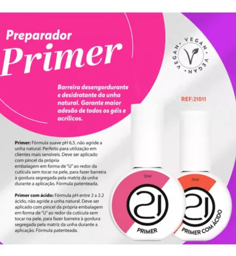 Primer Sem Ácido Nails 21 12ml