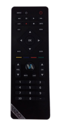 Control Remoto Para Tv Vizio Vur10 (3d) / M550nv  Sin Tapa 