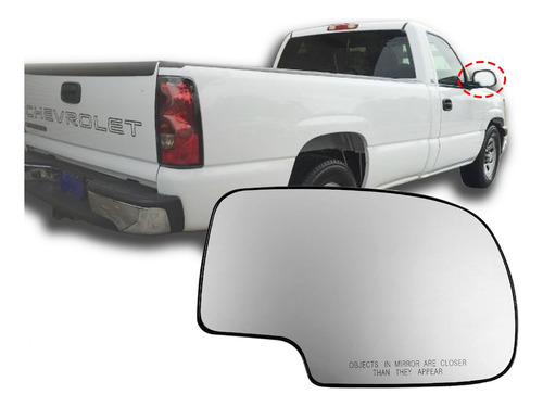 Luna Espejo Derecho Chevrolet Silverado 1500 2002