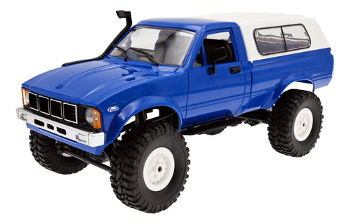 Camiones Rc Rock Crawler Wpl C24 Rtr 1/16 Color Azul Con Luc