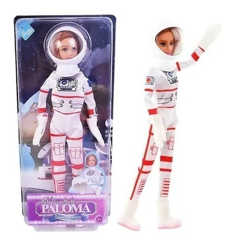 Muñeca Paloma Astronauta El Duende Azul Art 6816