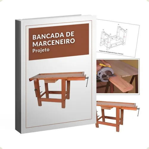 comprar Projeto Bancada De Marceneiro Com Esquema Técnicos E Fotos