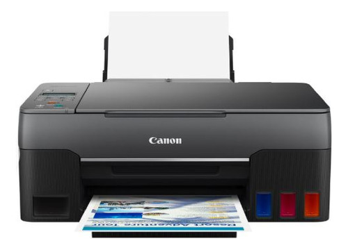 Impresora A Color Canon Pixma G3160 Con Wifi Negra 110v/220v