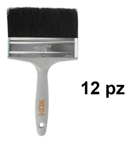 12pz Brochas Anchas De Cerda Natural De 5 Pulgadas Meses sin