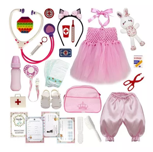 Bebe Reborn Menina Bailarina Boneca Realista Silicone Luxo - Chic