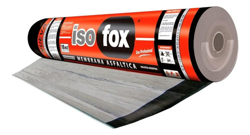 Membrana Asfaltica 4mm C/aluminio Isofox 40 Kg Flexible