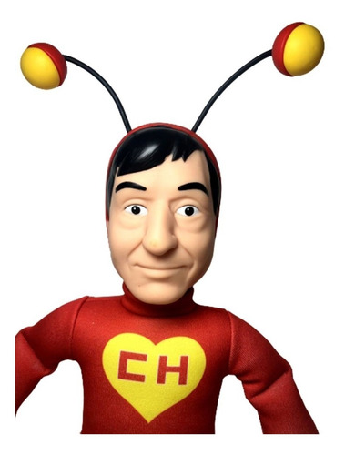 Imagem 3 de 4 de Boneco Herói Chapolin Colorado Turma Do Chaves Original Sbt