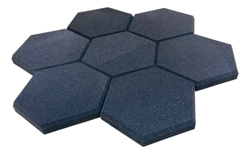 Espuma Acústica Hexagonal C/10 Und 30cm X 3,5cm Lisa