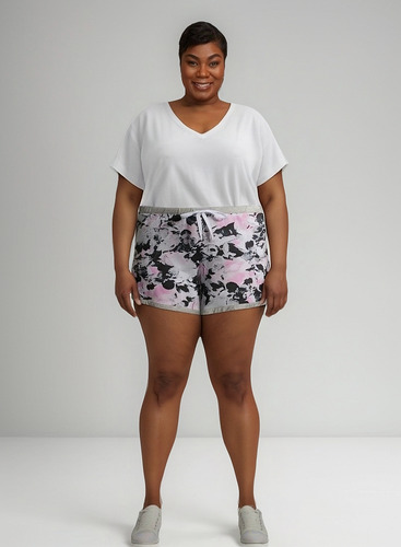 Pijama Dama Plus 3x Secret Treasures Relaxed Hi-rise Short