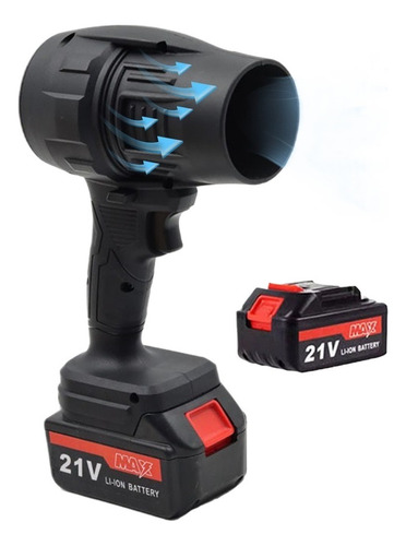 Mini Ventilador De 21 V, Turbo Jet Power Con 2 Baterías