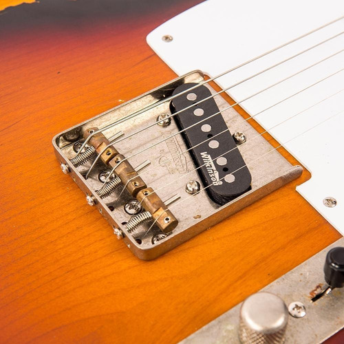 Guitarra Eléctrica Vintage V59mrsb Icon Sunburst T/ Tele Cuo Color Naranja Oscuro Material Del Diapasón Arce