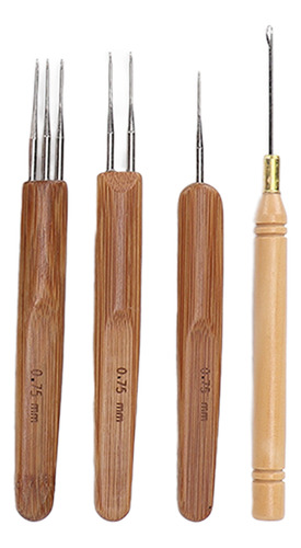 Juego De Extensiones De Madera Con Cuentas De Pelo Para Tren