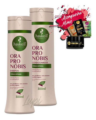 Kit Haskell Ora Pro Nóbis 300ml - 2 Itens