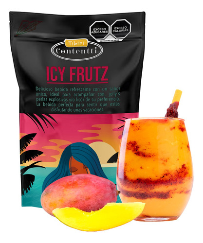 Icy Frutz Chamoyada Mango 125 G Tibiri  Fácil Preparación