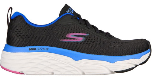 Zapatilla Skechers Max Cushioning 128551/bkbl Para Mujer 