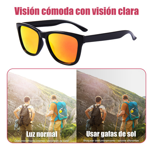 Gafas De Sol Polarizadas Unisex Con Protección Uv