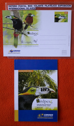 Postal + Volante Filatelico Exposición Internacional De Aves