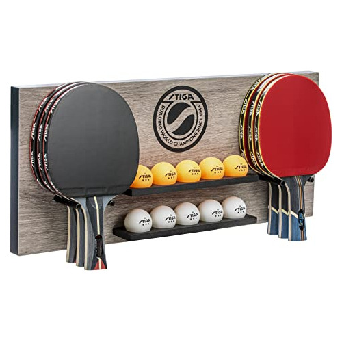 Estante De Pared De Almacenamiento De Ping Pong