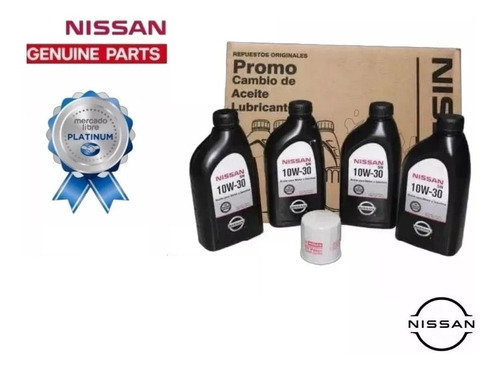 Kit 4l Aceite 10w30 Y Filtro Nissan Tsuru 2012