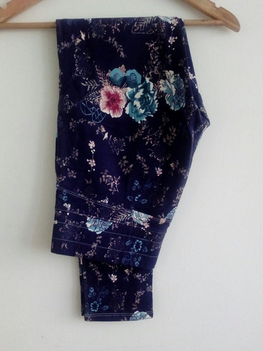 Pantalon Floriado Talla 30