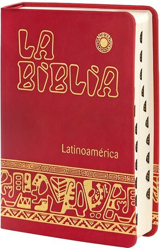 Biblia Latinoamerica Simil Piel Letra Grande Con Uñero